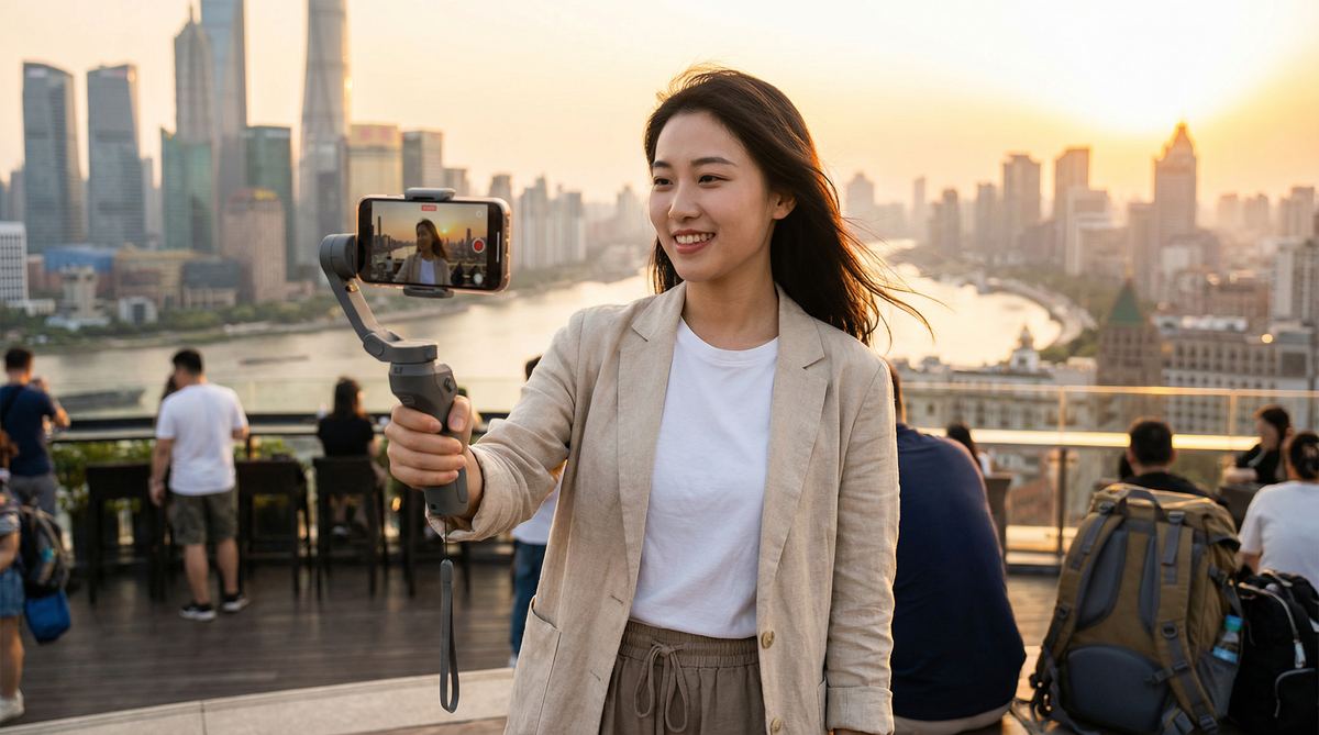 捷克街头户外旅拍视频